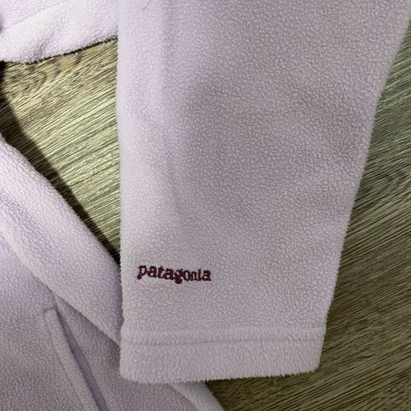 Patagonia Fleece Pullover Hoodie - Lilac/ Lavender Colour - M - Picture 3 of 9